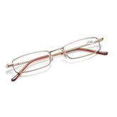 Folding Rectangle Reading Glasses with Keychain Case